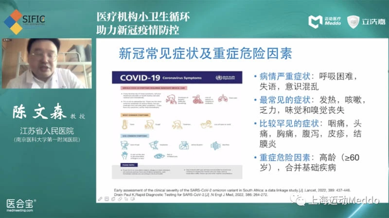 Popularization of Infection Control Science: Personal Protection of Medical Staff in Medical Institutions in the Middle of Global Pandemic by Professor Chen Wensen