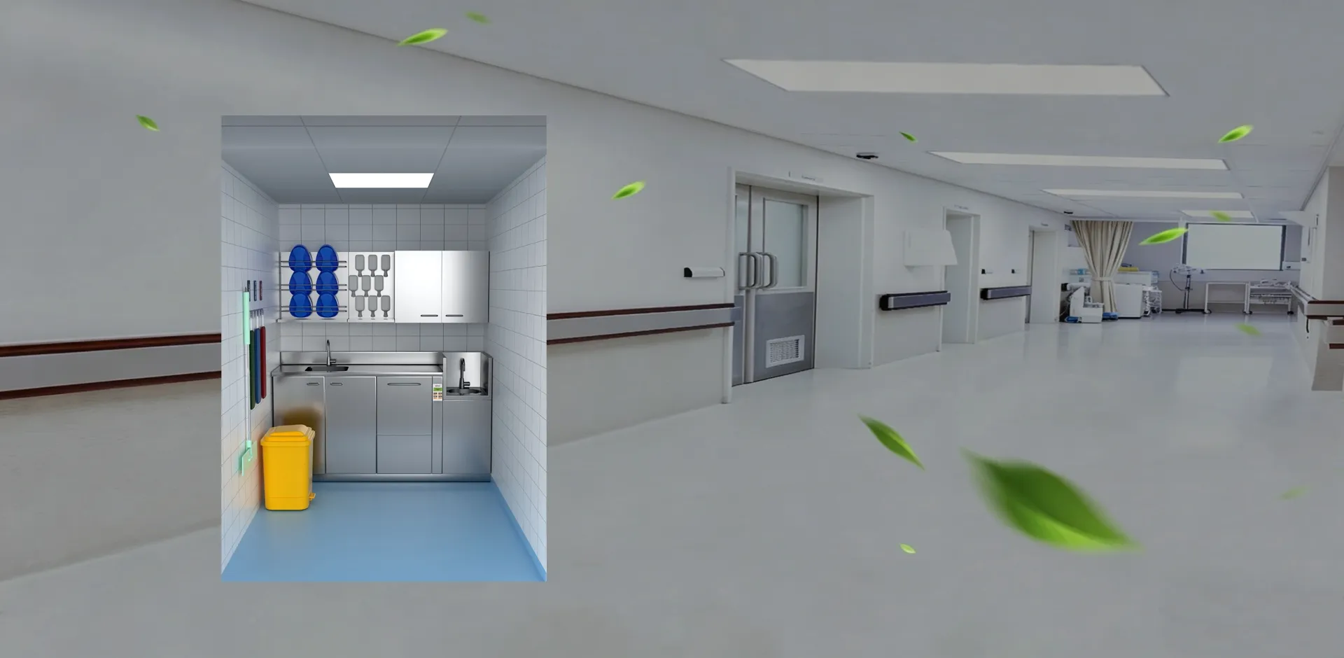  Solutions for the Cleaning Room in Hospitals 